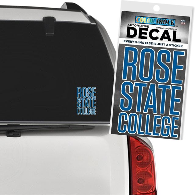 Rose State College Decal