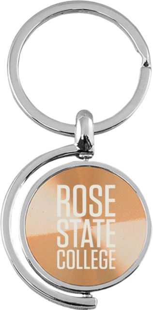 Rose State College Spinner Key Tag