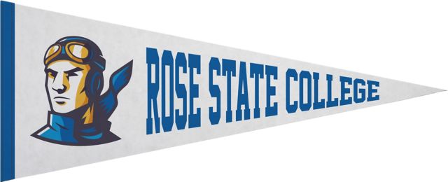 Rose State College 12"X30" Full Color Pennant