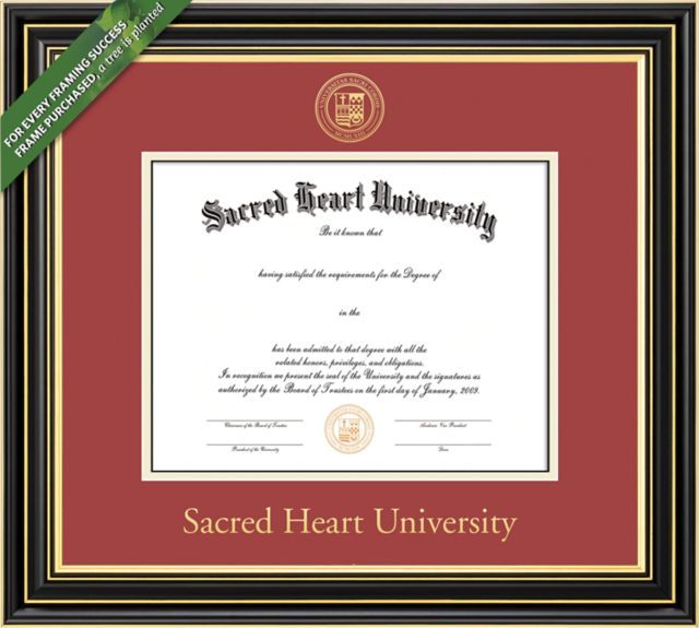 Sacred Heart University 11'' x 14'' Prestige Diploma Frame