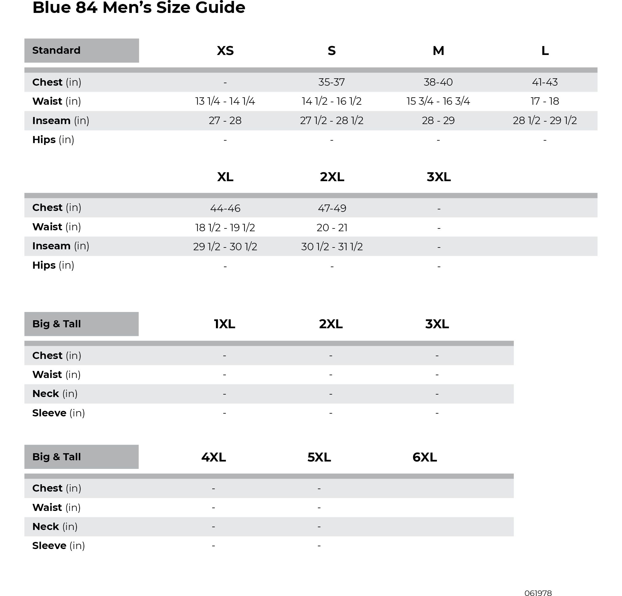 Under Armour Size Chart