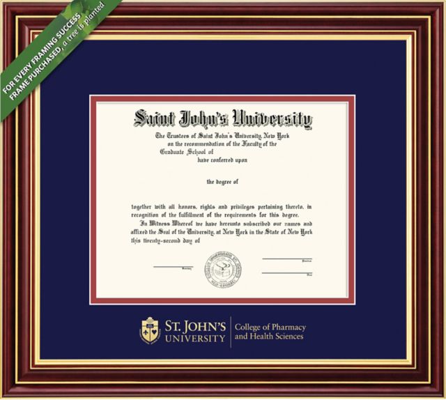 St. John's University 16'' x 20'' Regal Diploma Frame