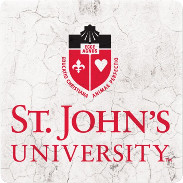 St. John's University 4'' x 4'' Coaster