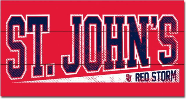 St. John's University 11x20 Wood Plank Sign - ONLINE ONLY