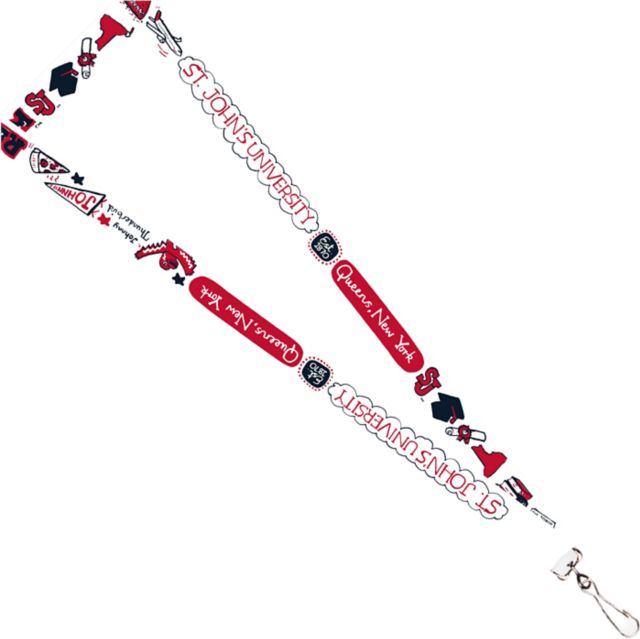 St. John's University Julia Gash 3-4'' Satin Lanyard