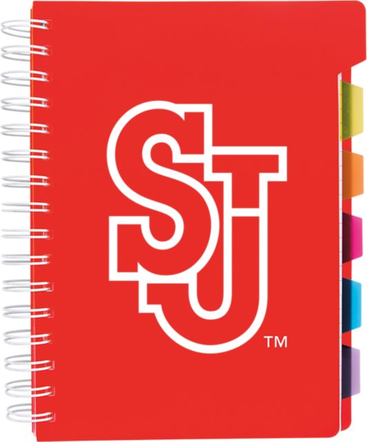 St. John's University Notebook with Tabs