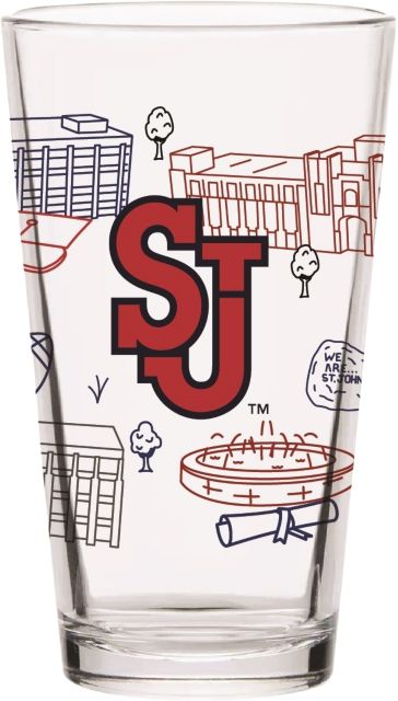 St. John's University 16 oz. Campus Pint Glass