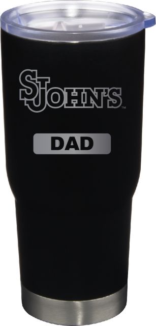 22 oz Matte Black Stainless Steel Tumbler Dad
