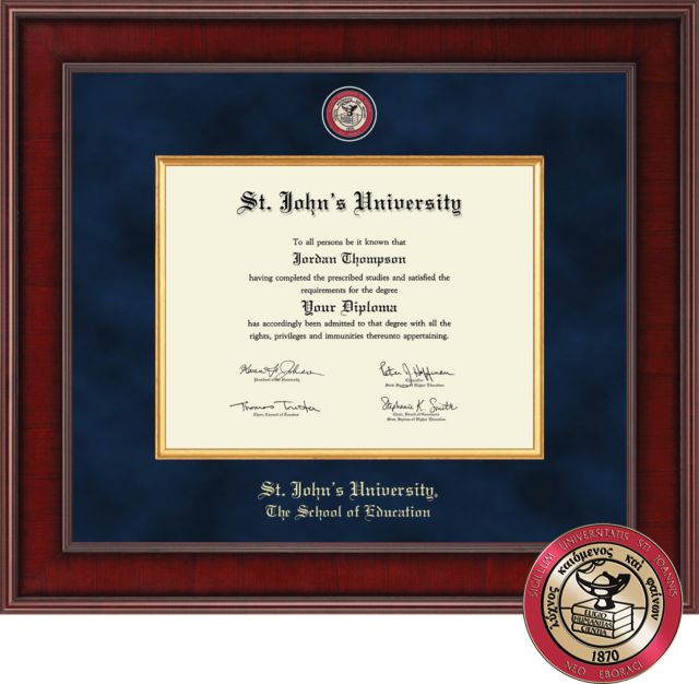 Church Hill Classics Presidential, Education, 8.5x11 Associates, Bachelors, Masters, PhD, Diploma Frame - ONLINE ONLY