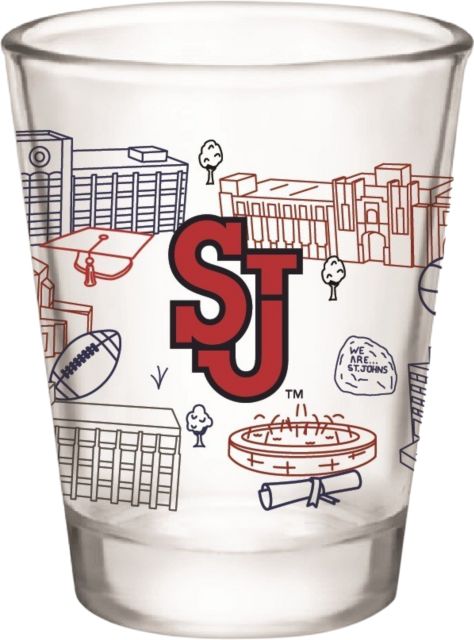 St. John's University 2 oz. Collector's Glass