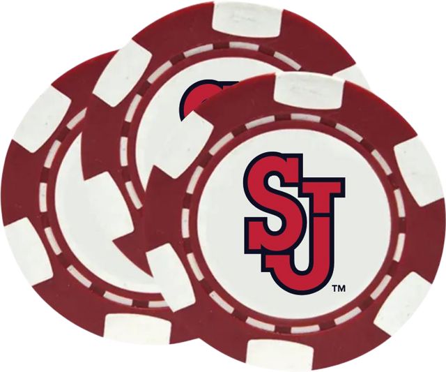 St. John's University Chip Ball Marker 3 Pack
