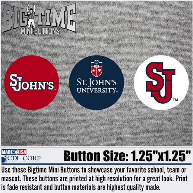 St. John's University 3-Pack Mini Button