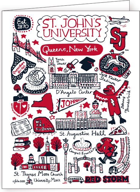 St. John's University 10 Pack Notecards