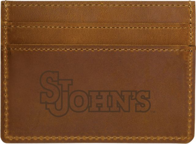 St. John's University Leather Card Holder