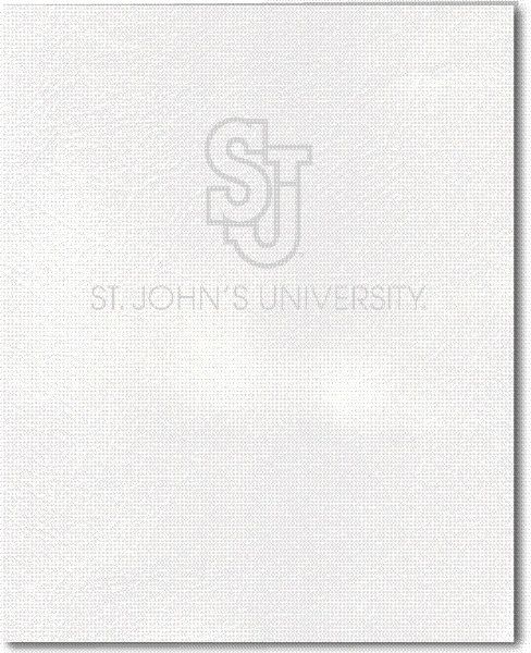 St. John's University 2 Pocket Leatherette Folder