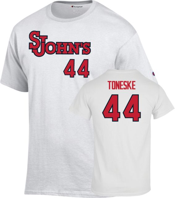 St. John's Baseball T-Shirt Zaine Toneske - 44 - ONLINE ONLY