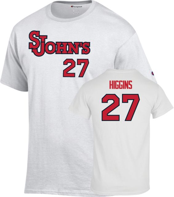 St. John's Baseball T-Shirt Martin Higgins - 27 - ONLINE ONLY