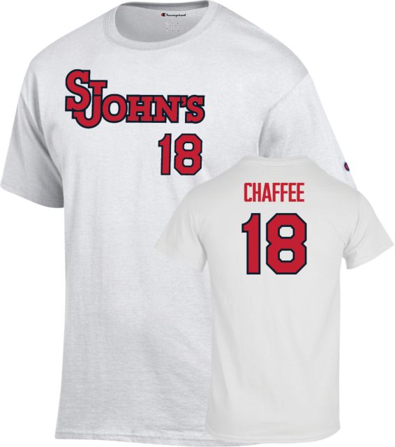 St. John's Baseball T-Shirt Evan Chaffee - 18 - ONLINE ONLY