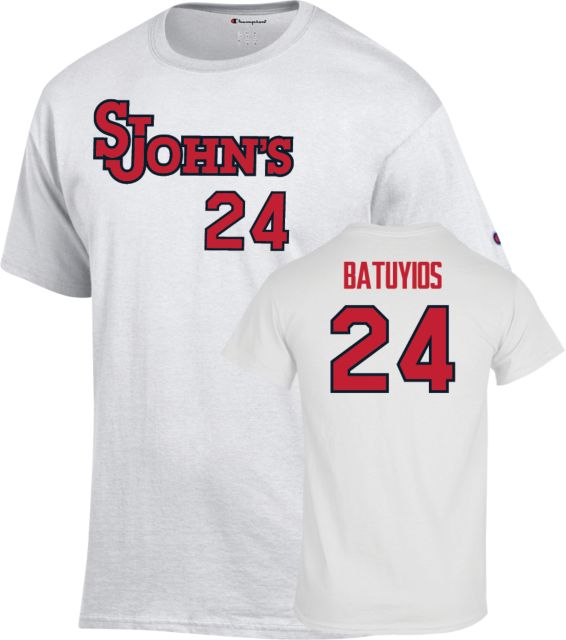 St. John's Baseball T-Shirt Christopher Batuyios - 24 - ONLINE ONLY