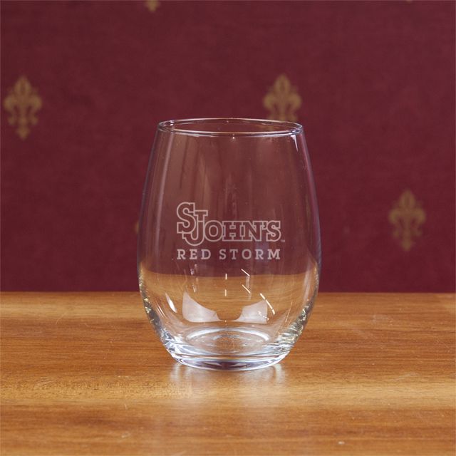 St. John's University 15 oz. Stemless Wine Glass