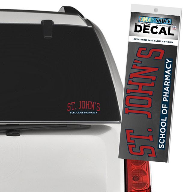 St. John's University School of Pharmacy Decal