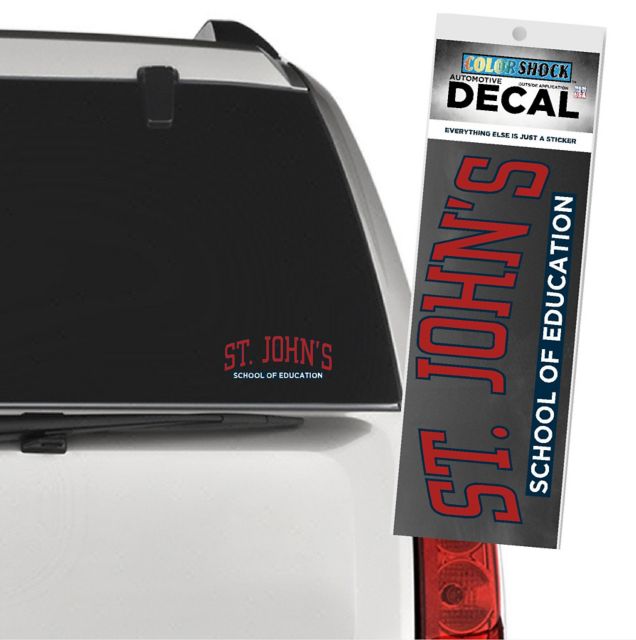 St. John's University School of Education Decal