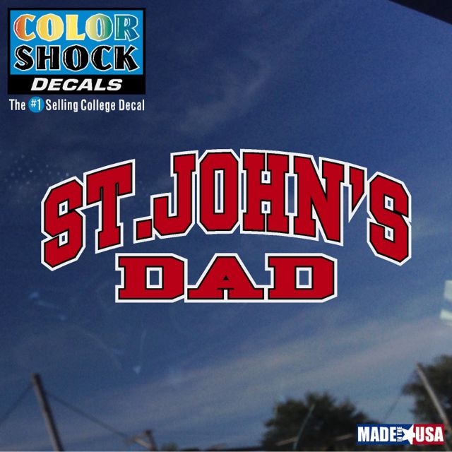 St. John's Dad Clear Decal