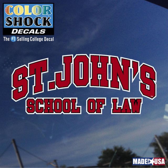 St. John's University School of Law Decal