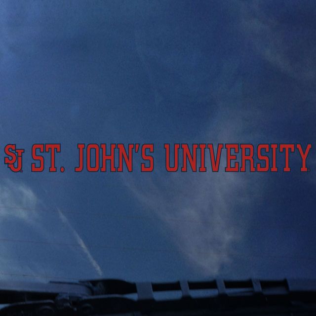 St. John's University Strip Decal