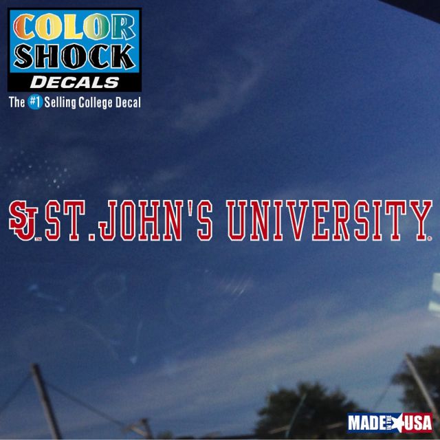St. John's University Red Storm Strip Decal