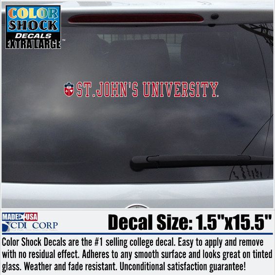 St. John's University Strip Decal