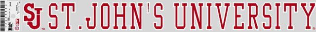 St. John's University Strip Decal