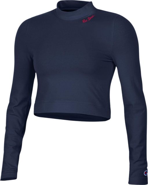 St. John's University Women's Red Storm Cropped Long Sleeve T-Shirt