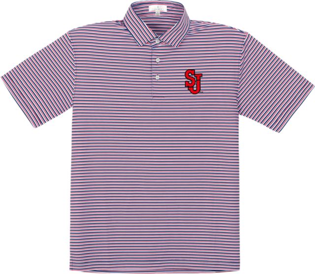 St. John's University Performance Stripe Polo