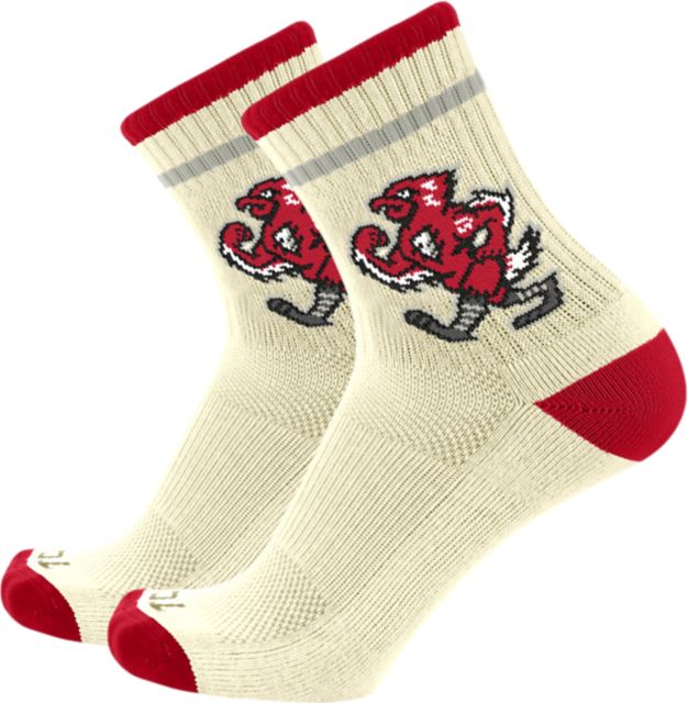 St. John's University Red Storm Vintage Quarter Crew Socks