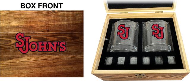 St. John's University Rock Glass Box Set
