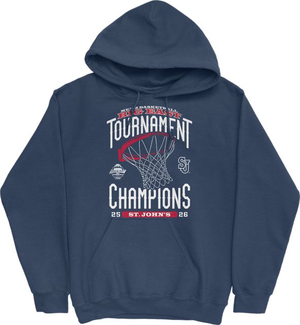 St. John's University Men's Basketball 2026 Big East Tournament Champions Hooded Sweatshirt