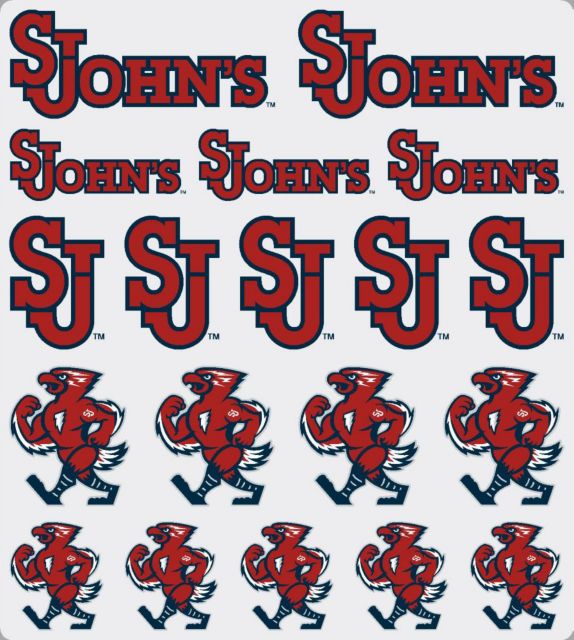 St. John's University Red Storm Sticker Sheet