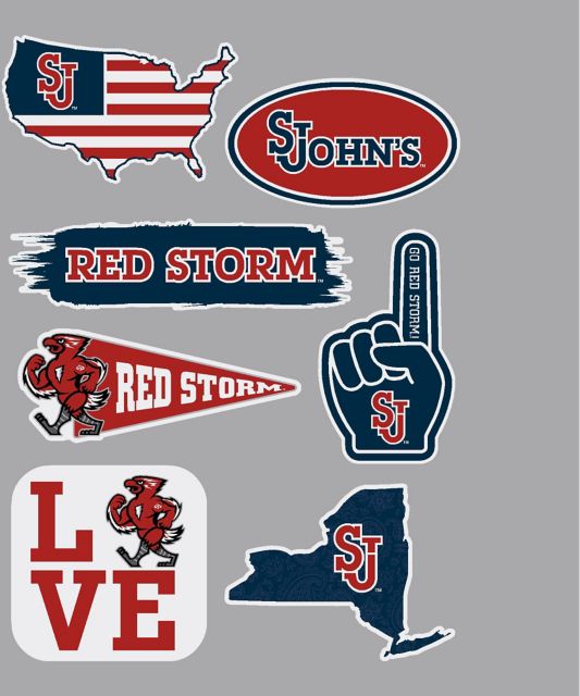 St. John's University 7.5'' x 7.5'' Sticker Sheet