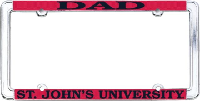 St. John's University Dad License Plate Frame