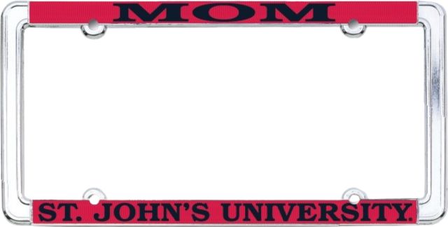 St. John's University Mom License Plate Frame