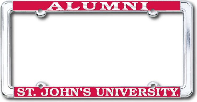 St. John's University Alumni License Plate Frame