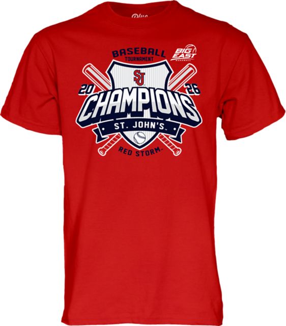St. John's University Baseball 2026 Conference Champions Short Sleeve T-Shirt