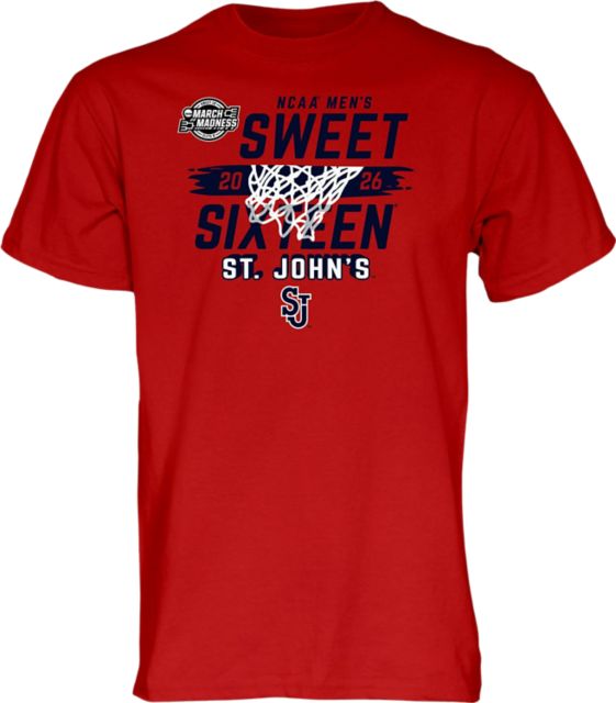 St. John's University Men's Basketball 2026 Sweet 16 Short Sleeve T-Shirt