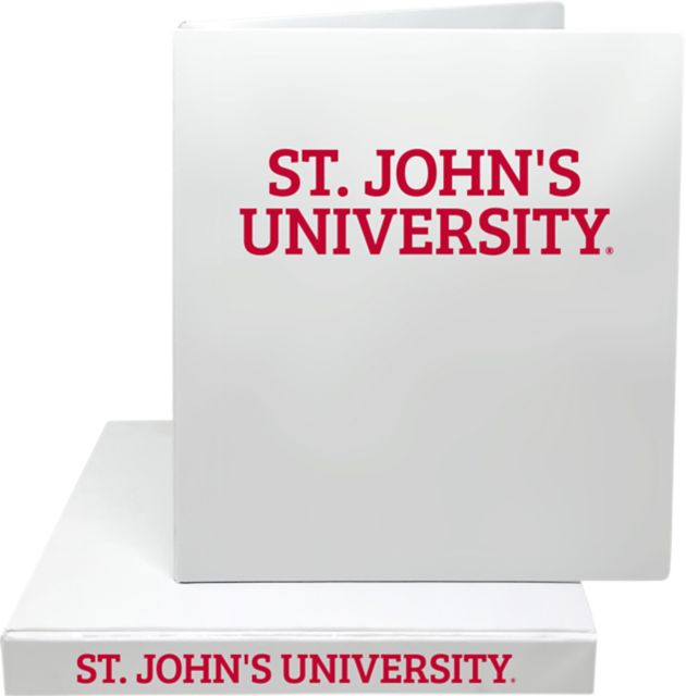 St. John's University 1'' Vinyl Binder