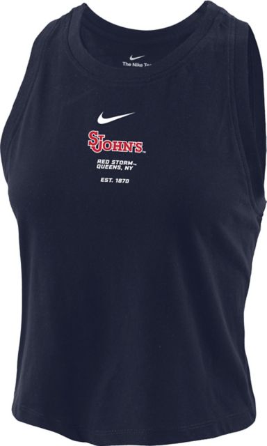 St. John's University Women's Cropped Red Storm Tank Top
