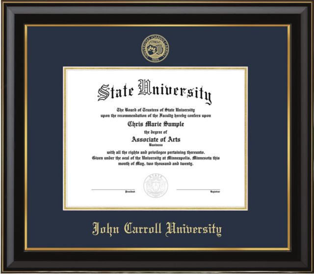 John Carroll University Classic Diploma Frame