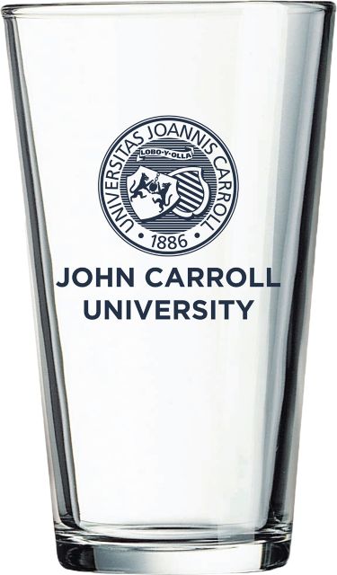 John Carroll University 16 oz. Drink Glass