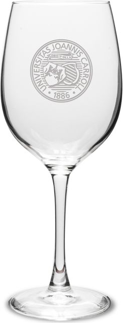 John Carroll University 16 oz. Wine Glass