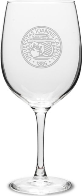 John Carroll University 19 oz. Wine Glass